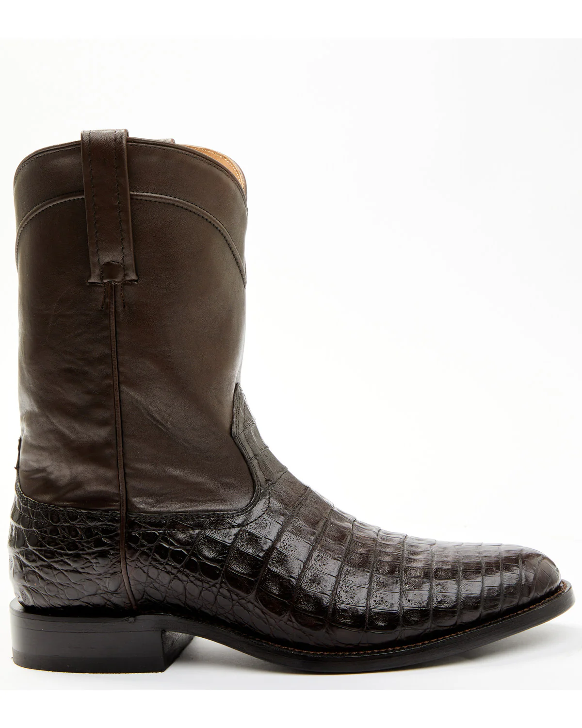Cody James Black 1978® Men's Carmen Exotic Caiman Belly Roper Boots - Round Toe - Image 2