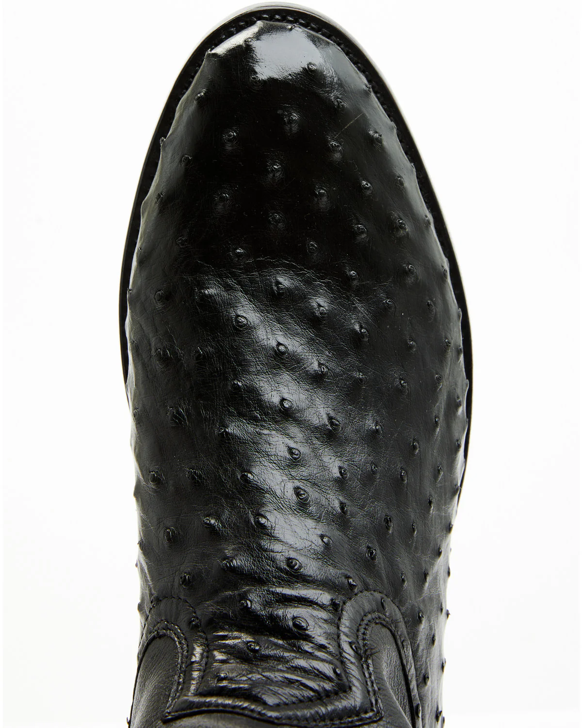Cody James Black 1978® Men's Carmen Exotic Full-Quill Ostrich Roper Boots - Round Toe - Image 6