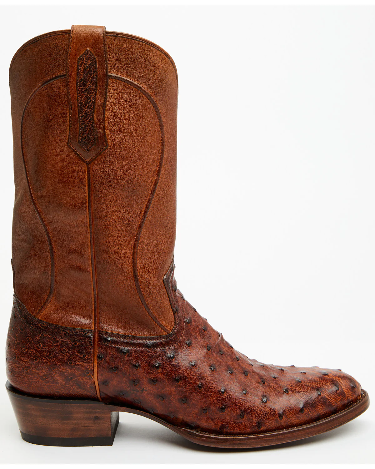 Cody James Black 1978® Men's Chapman Exotic Full-Quill Ostrich Western Boots - Round Toe - Image 2