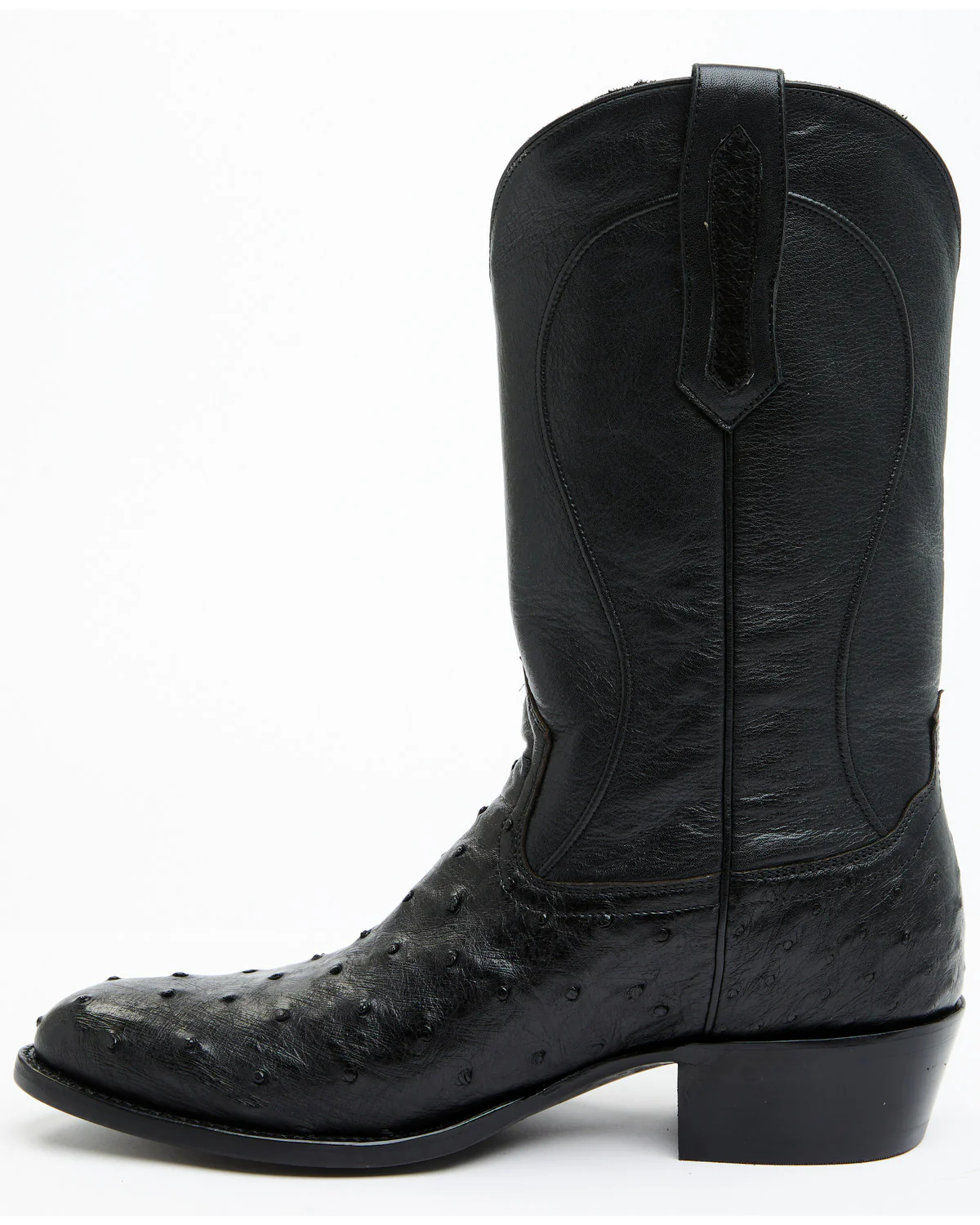 Cody James Black 1978® Men's Chapman Exotic Full-Quill Ostrich Western Boots - Round Toe - Image 3