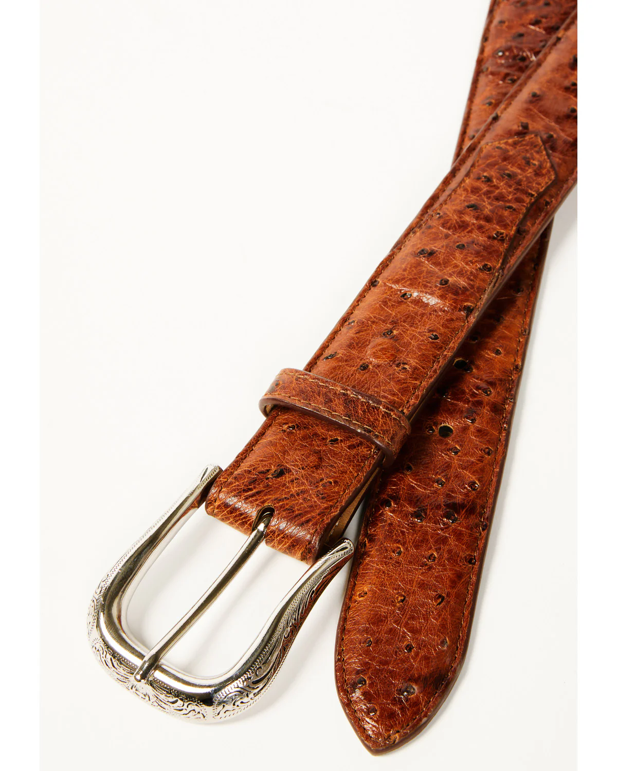 Cody James Black 1978â„¢ Men's Dawson Exotic Full Quill Ostrich Leather Belt - Image 2