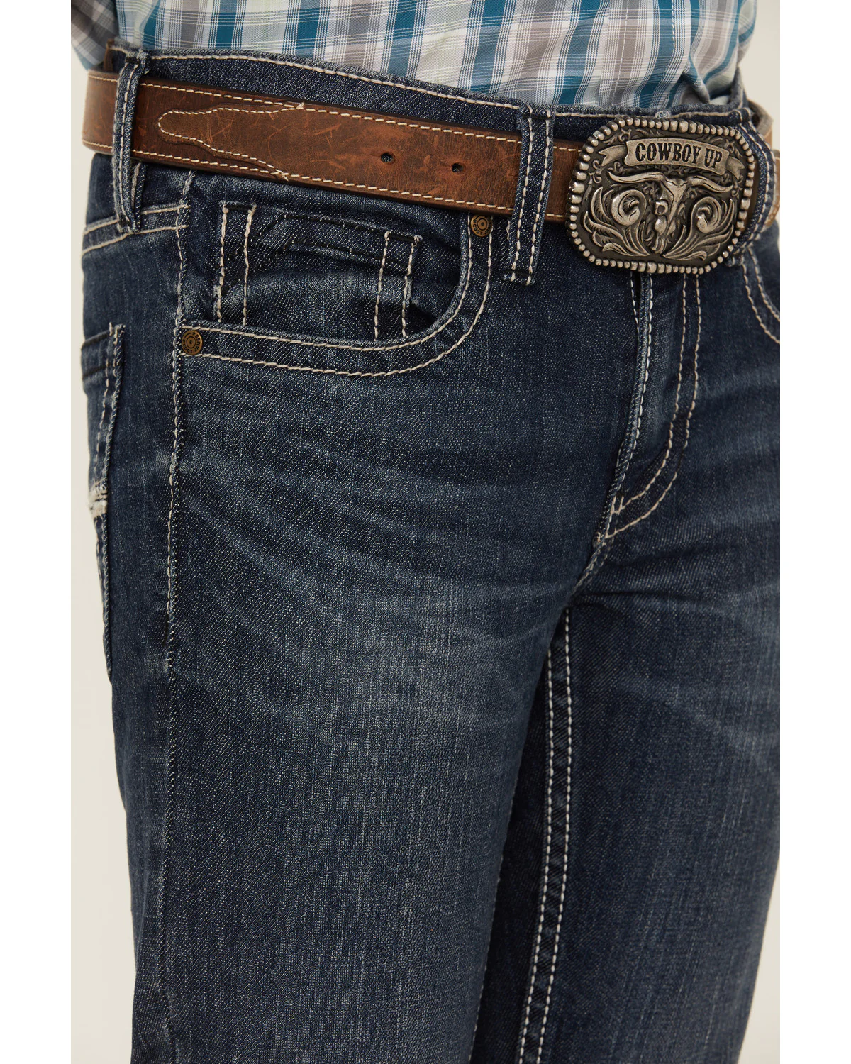 Cody James Boys' Balboa Slim Straight Stretch Denim Jeans - Image 2