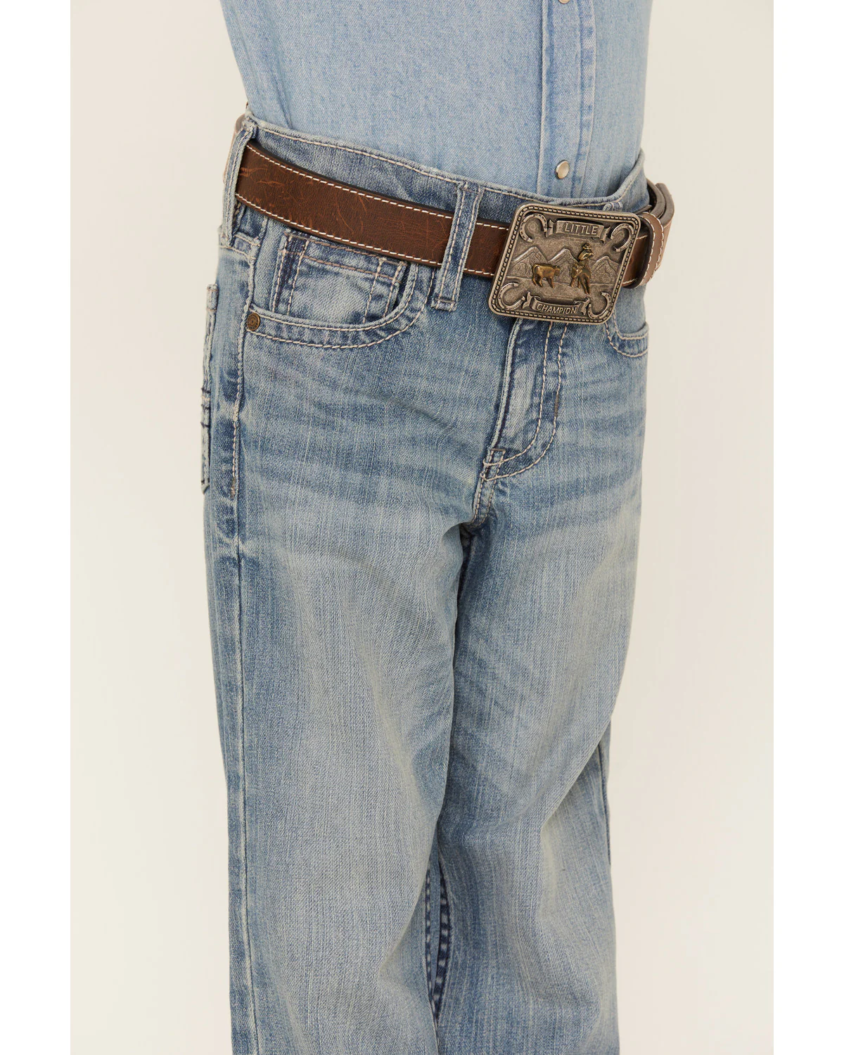 Cody James Boys' Hamshackle Light Wash Relaxed Boot Denim Jeans - Sizes 8-20 - Image 2