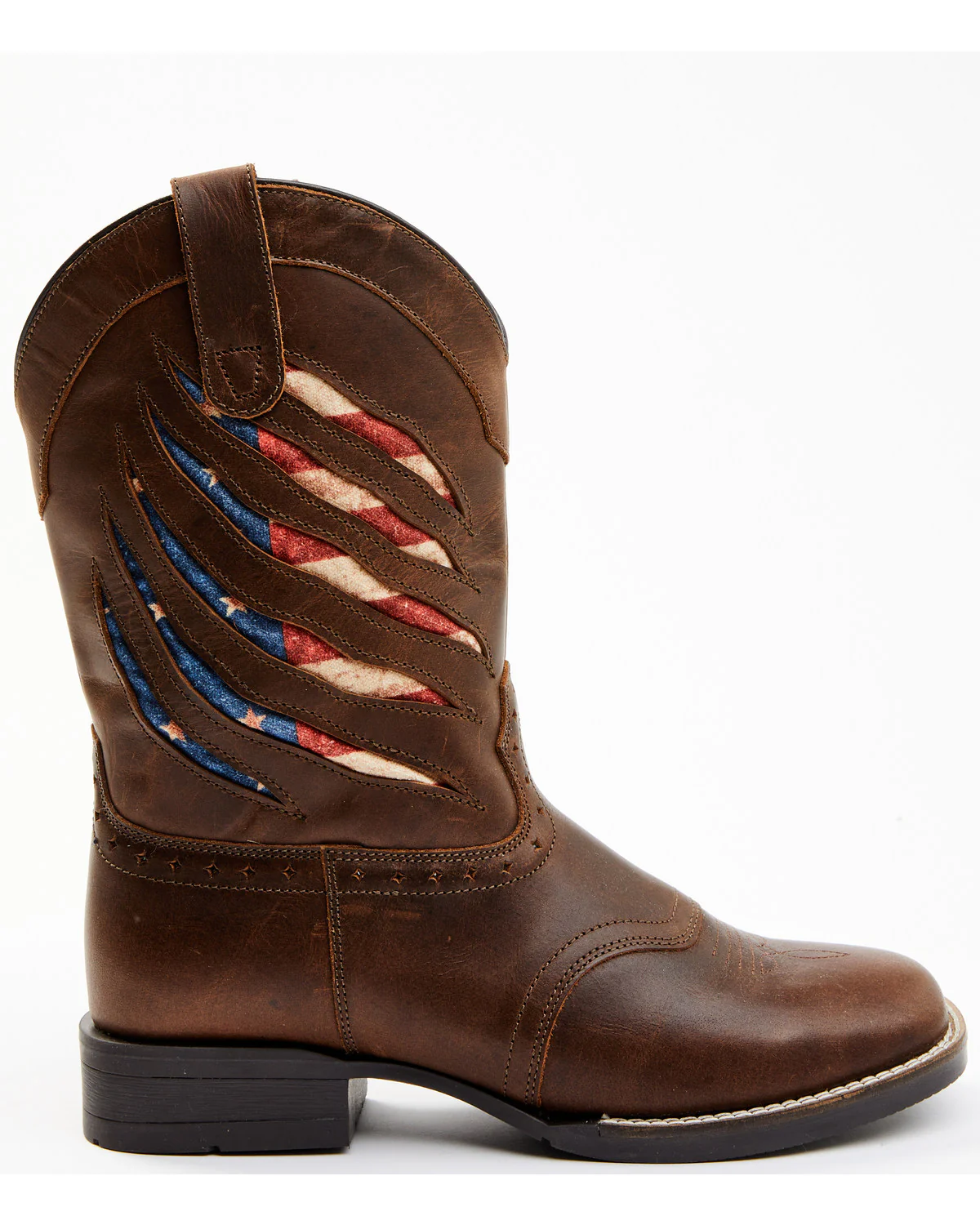 Cody James Boys' Ripped Flag Western Boots - Broad Square Toe - Image 2