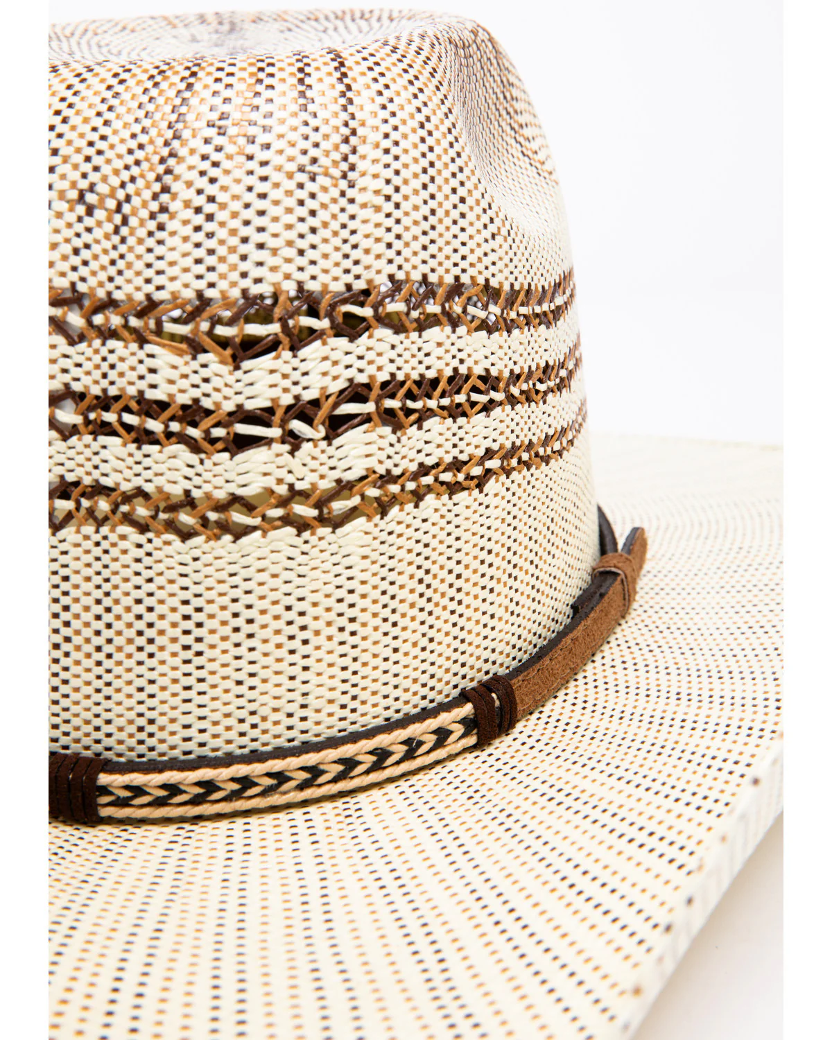 Cody James Braided Arrow 15X Straw Cowboy Hat - Image 6