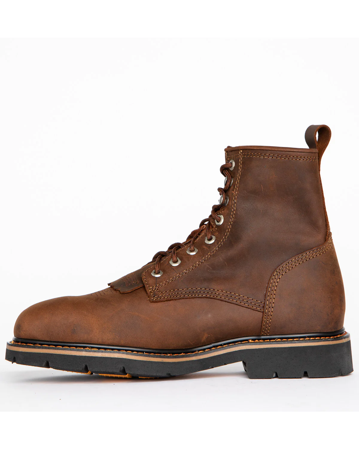 Cody James Men's 8" Mustang Lace-Up Kiltie Work Boots - Composite Toe - Image 3