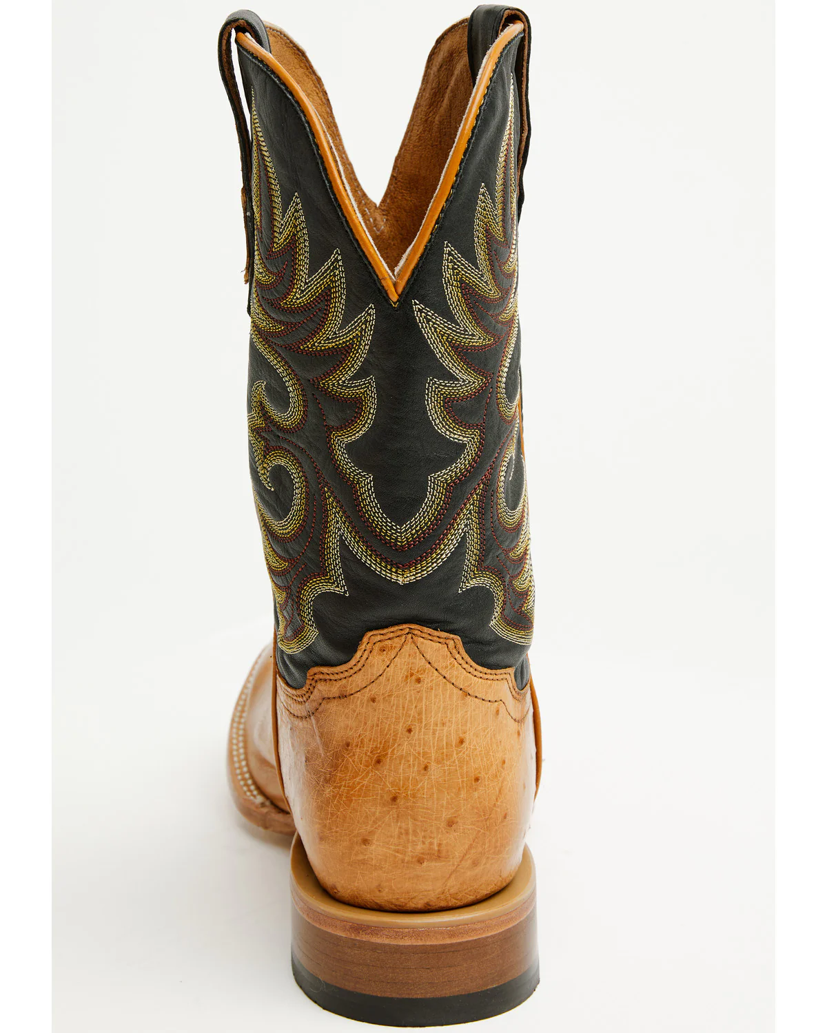 Cody James Men's Exotic Ostrich Western Boots - Broad Square Toe - Image 4