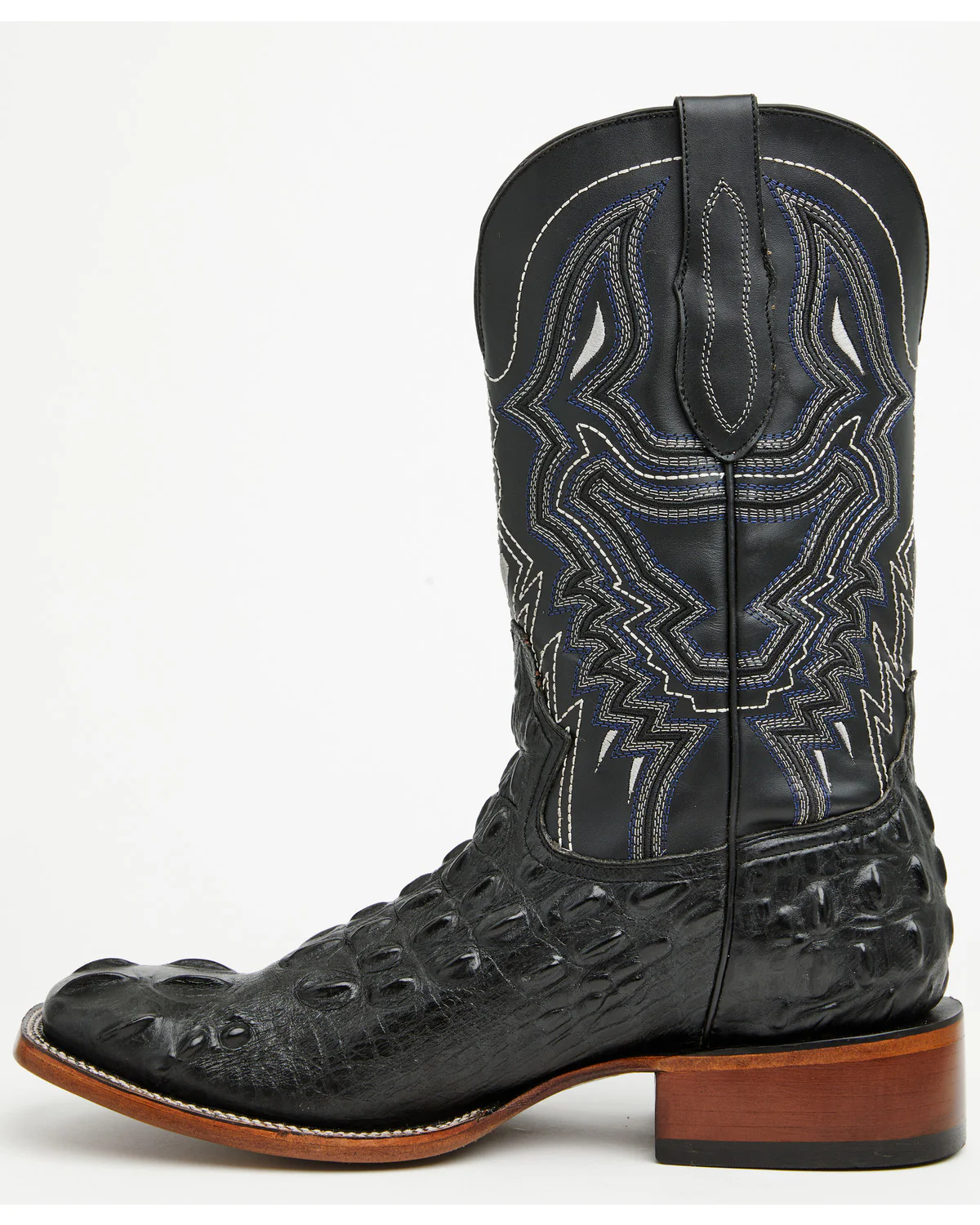 Cody James Men's Croc Print Badlands Western Boots - Broad Square Toe - Image 3