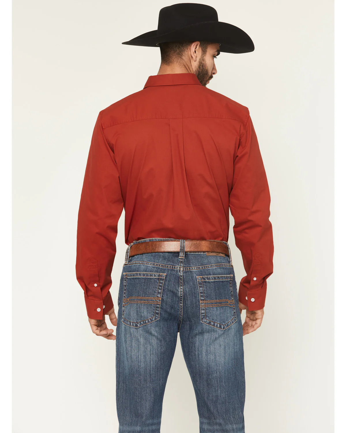 Cody James Men's Basic Twill Long Sleeve Button-Down Performance Western Shirt - Image 4