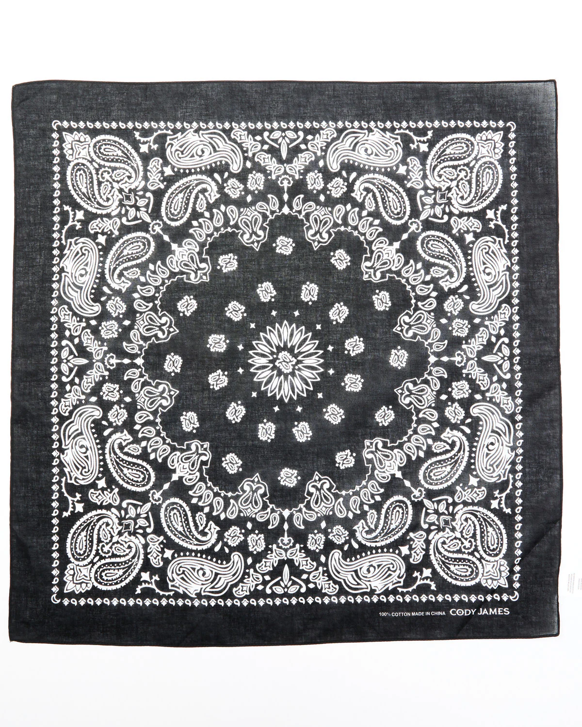 Cody James Men's Black Bandana - Image 2