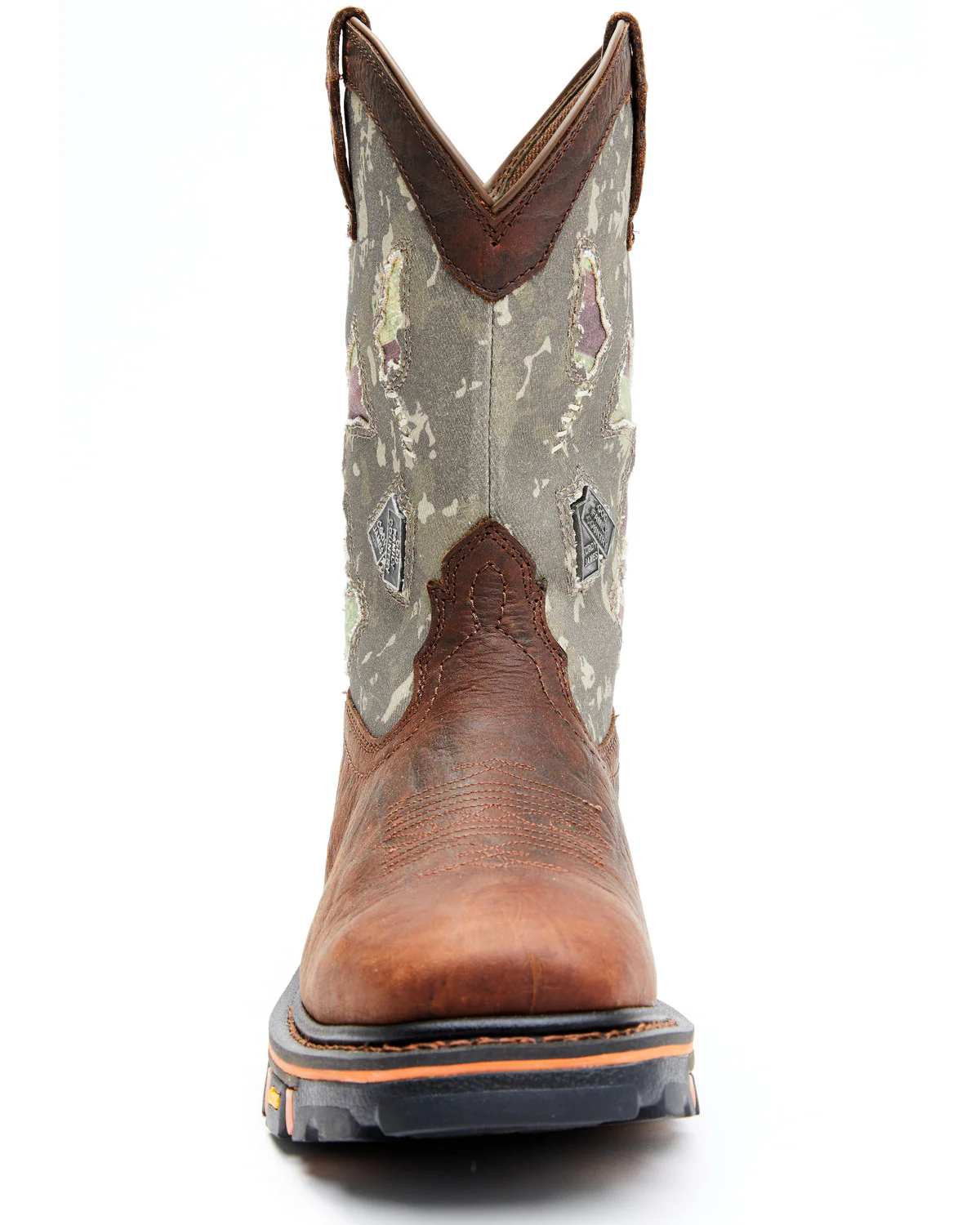 Cody James Men's 12" Camo Decimator Western Work Boots - Soft Toe - Image 2