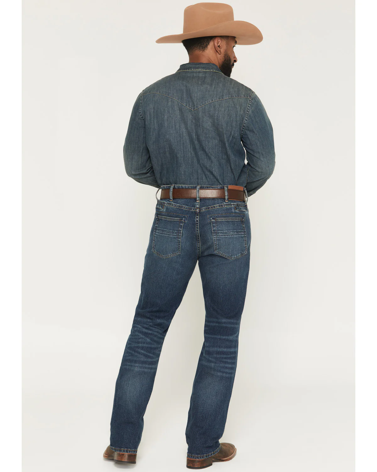 Cody James Men's Eastwood Wash Jackson Slim Straight Stretch Concealed Carry Utility Jeans - Image 3