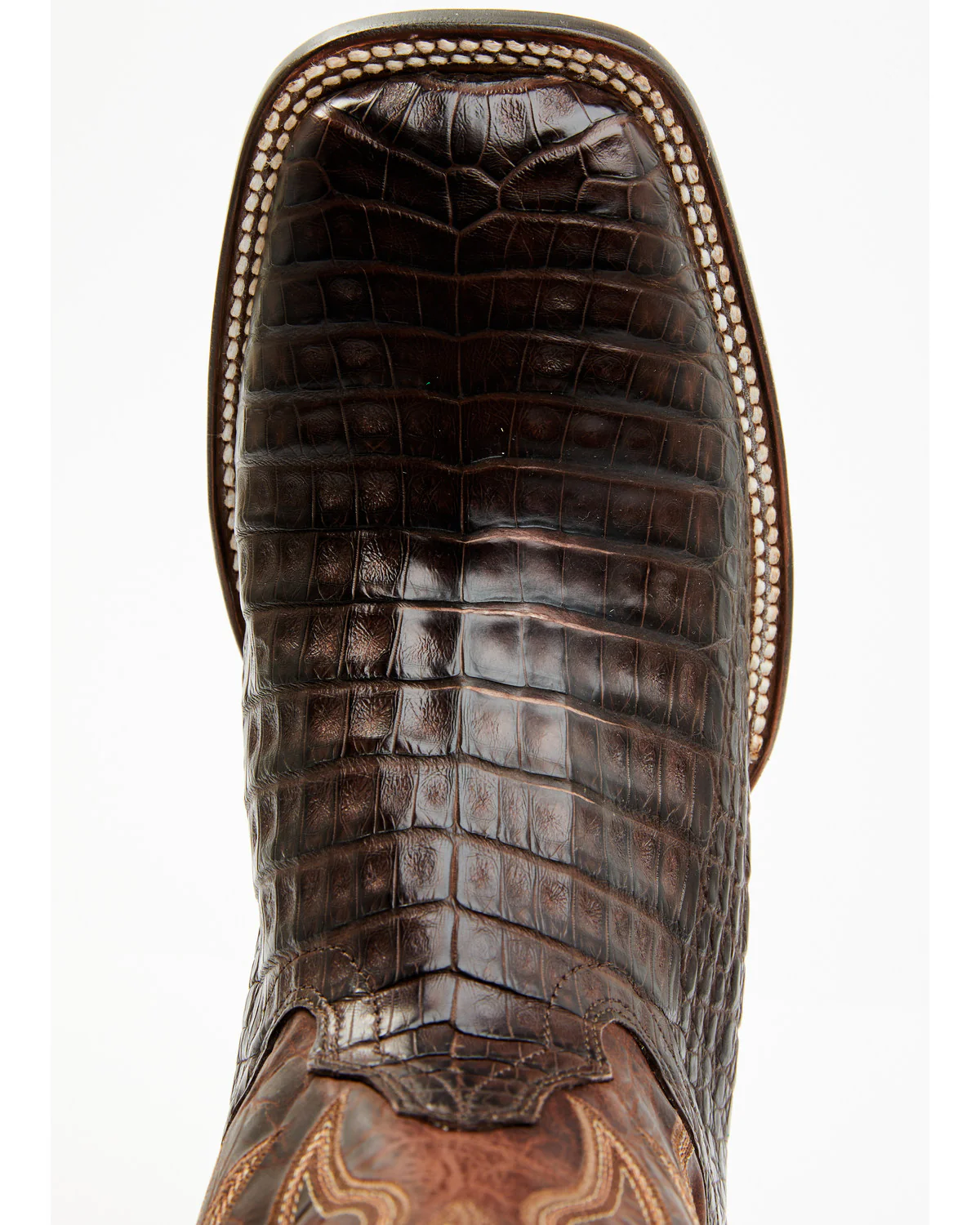 Cody James Men's Exotic Caiman Belly Western Boots - Broad Square Toe - Image 6
