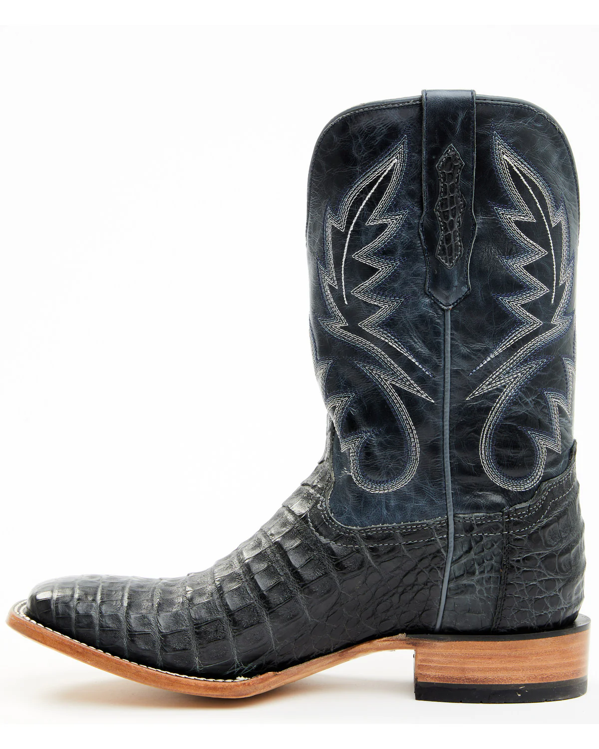 Cody James Men's Exotic Caiman Belly Western Boots - Broad Square Toe - Image 3