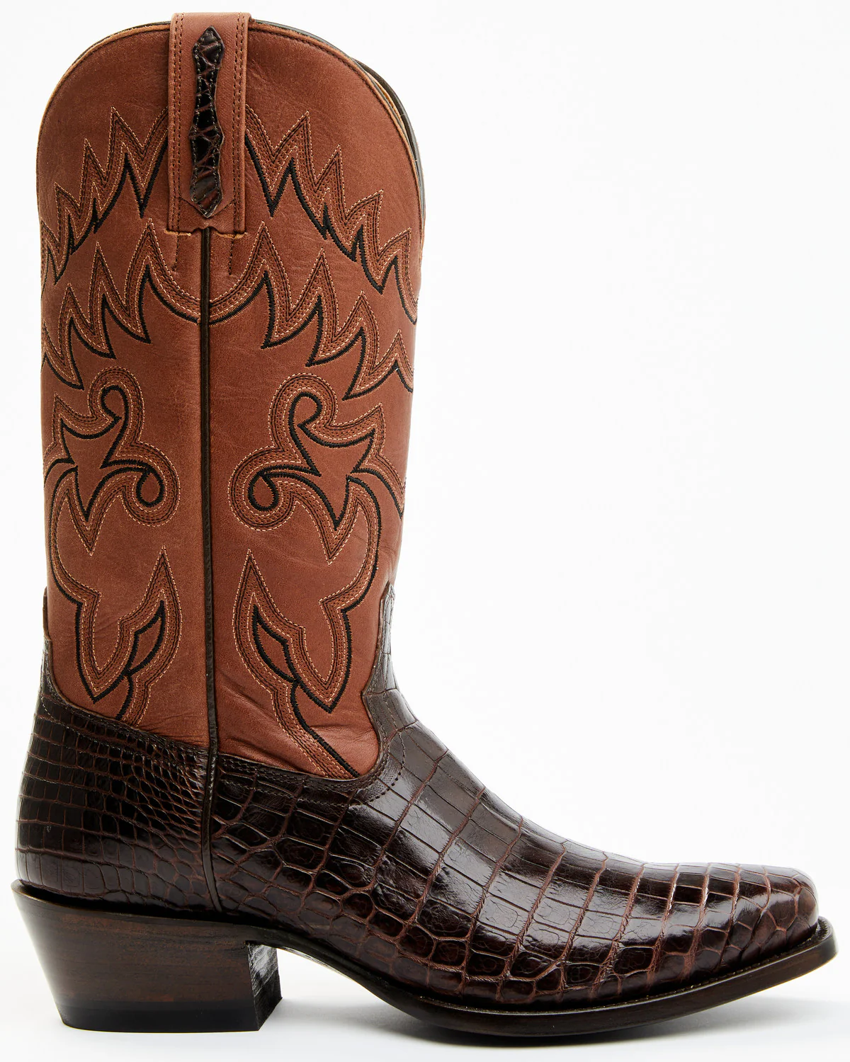 Cody James Men's Exotic Crocodile Western Boots - Square Toe - Image 2