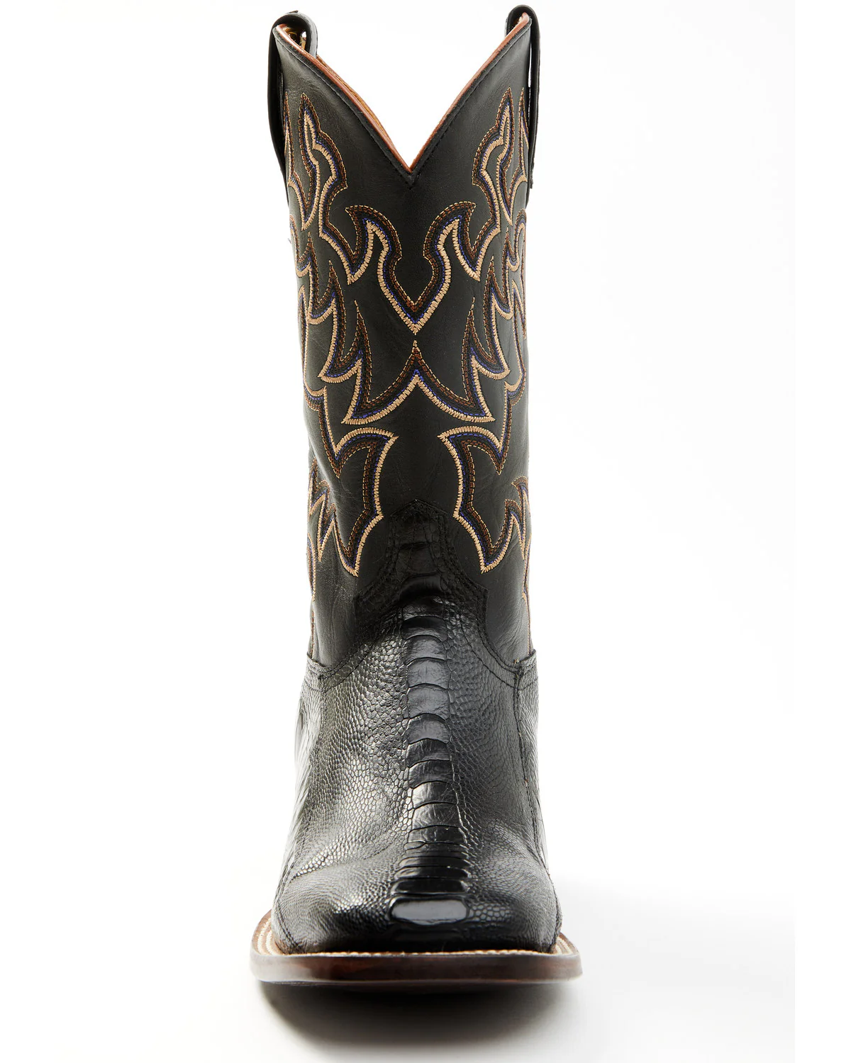 Cody James Men's Exotic Ostrich Leg Western Boots - Broad Square Toe - Image 4