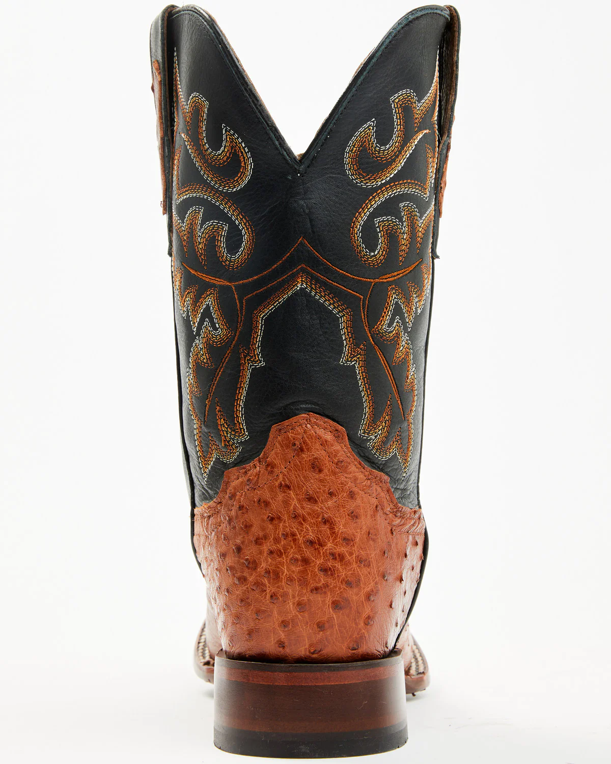 Cody James Men's Exotic Ostrich Western Boots - Broad Square Toe - Image 5