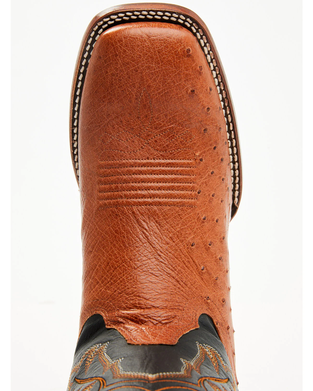 Cody James Men's Exotic Ostrich Western Boots - Broad Square Toe - Image 6
