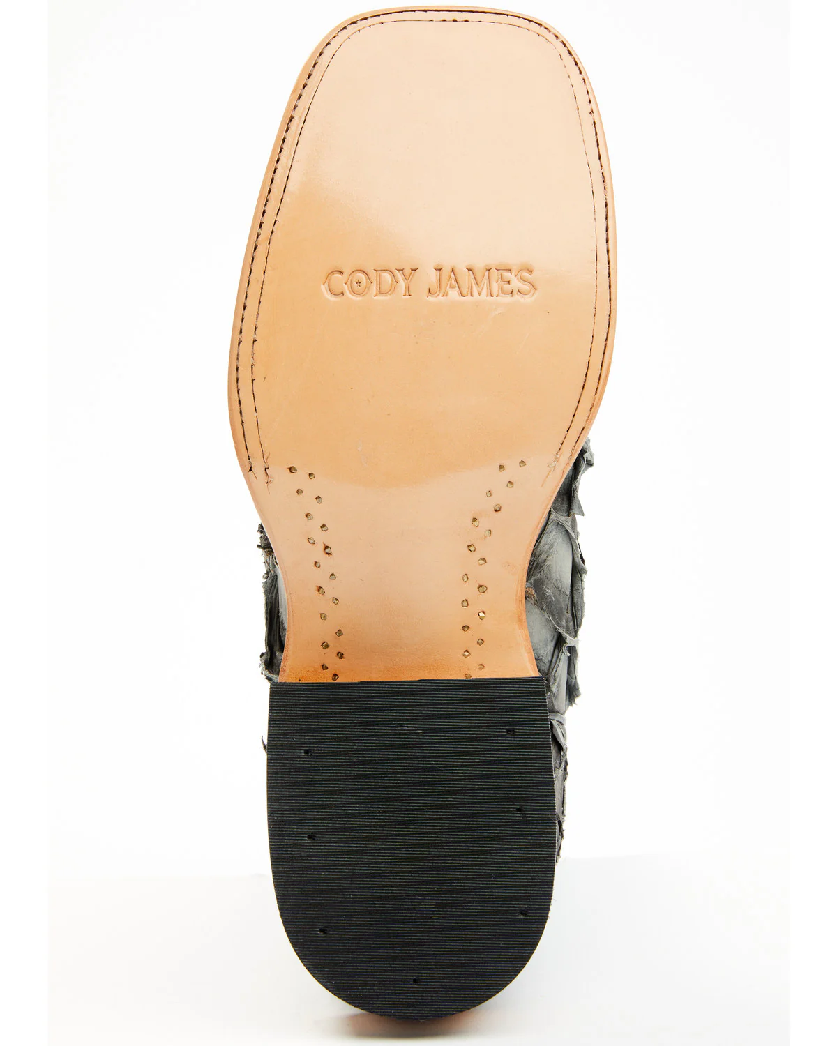 Cody James Men's Exotic Pirarucu Western Boots - Broad Square Toe - Image 14