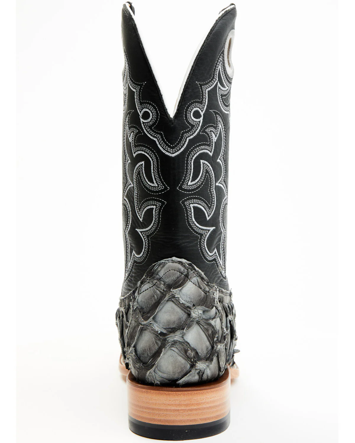 Cody James Men's Exotic Pirarucu Western Boots - Broad Square Toe - Image 5