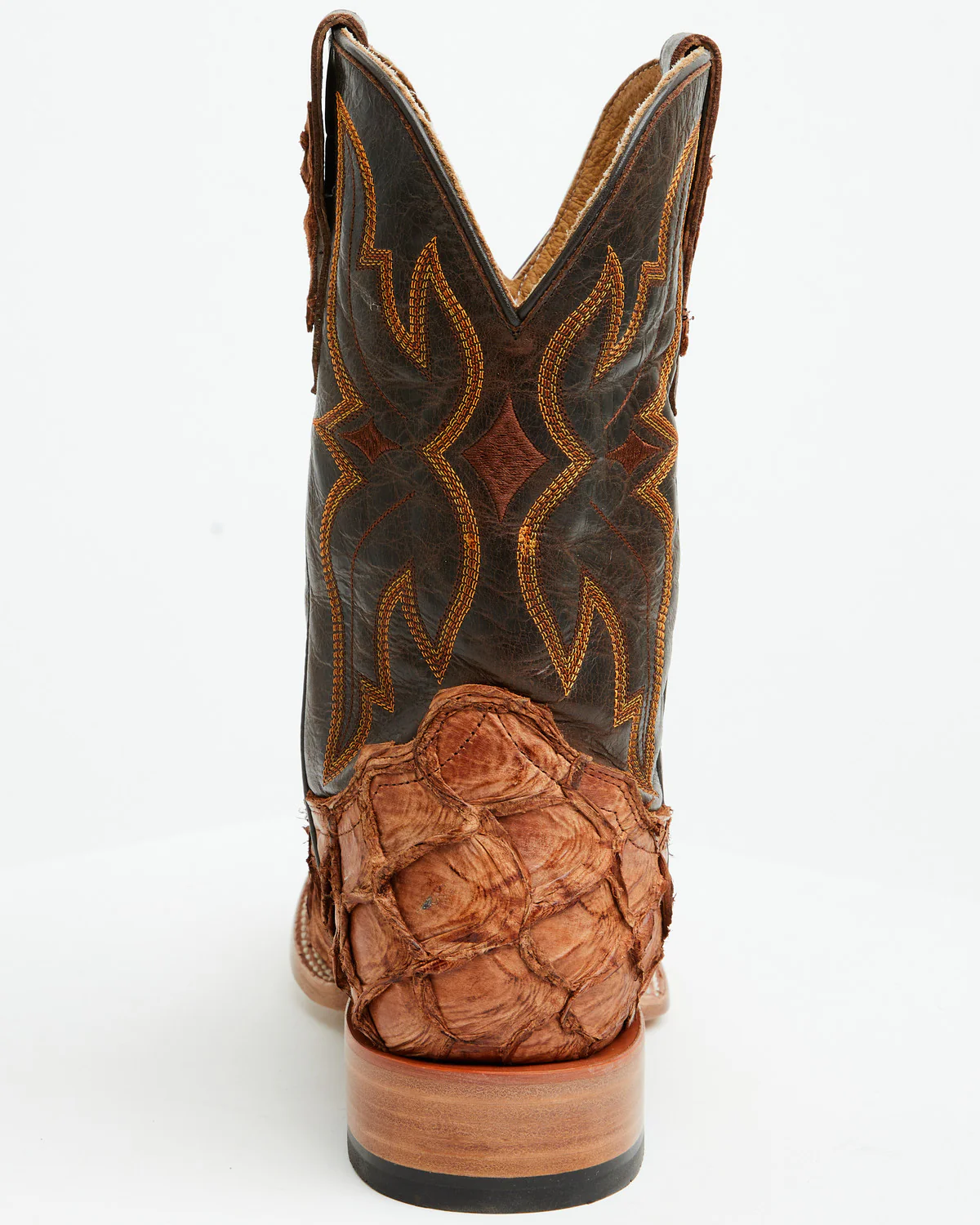Cody James Men's Exotic Pirarucu Western Boots - Broad Square Toe - Image 5