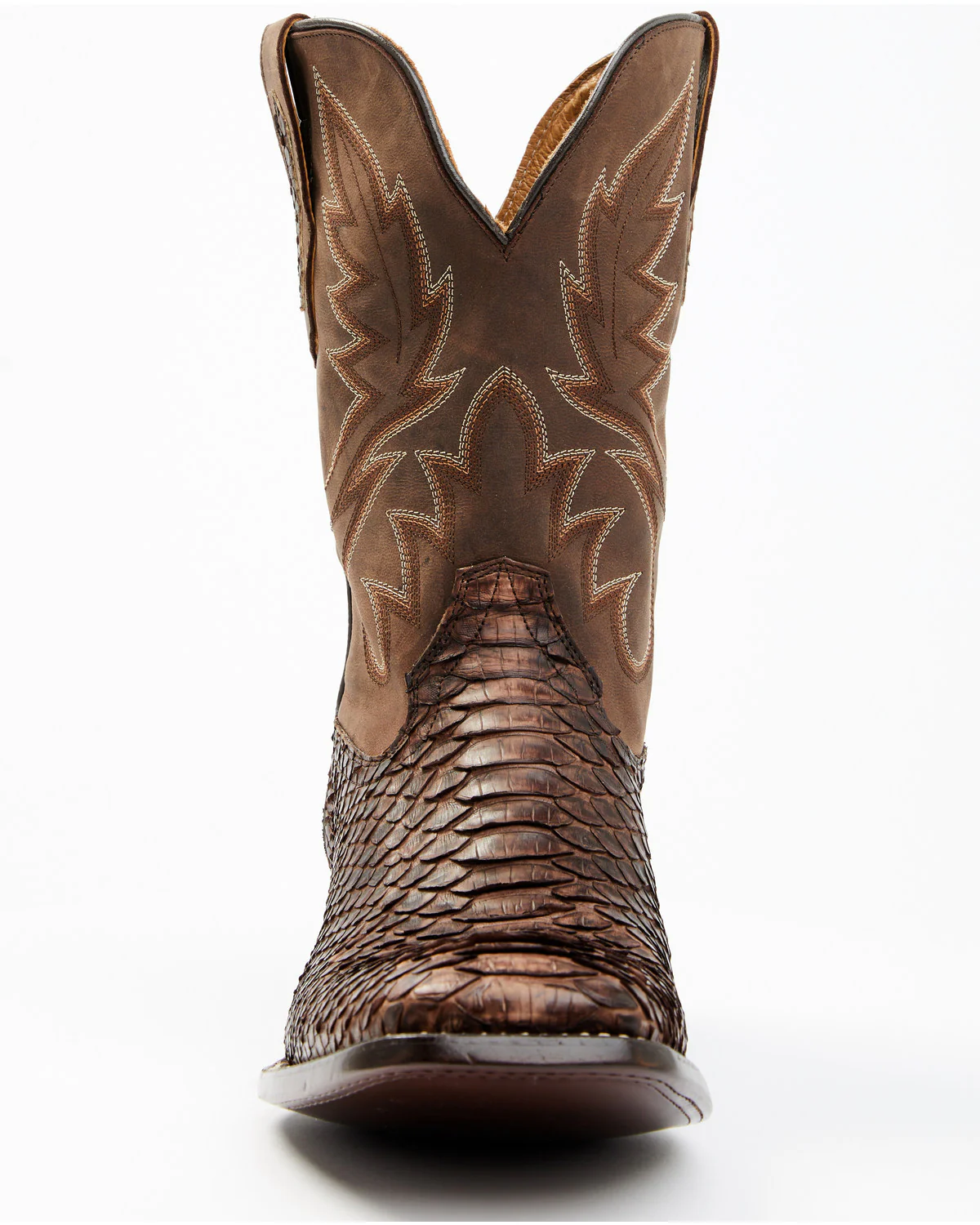 Cody James Men's Exotic Python Western Boots - Broad Square Toe - Image 4