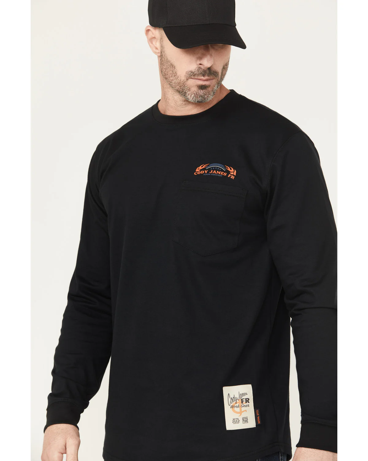 Cody James Men's FR Bull Long Sleeve Graphic Work T-Shirt - Image 3