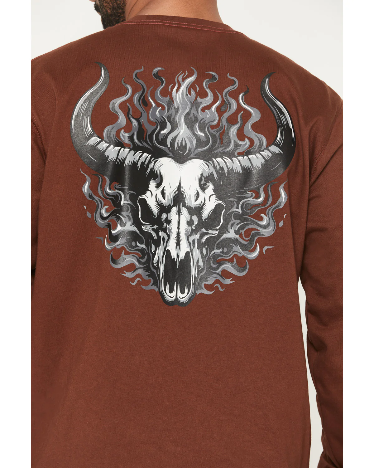 Cody James Men's FR Bull Solid Long Sleeve Work T-Shirt - Image 4