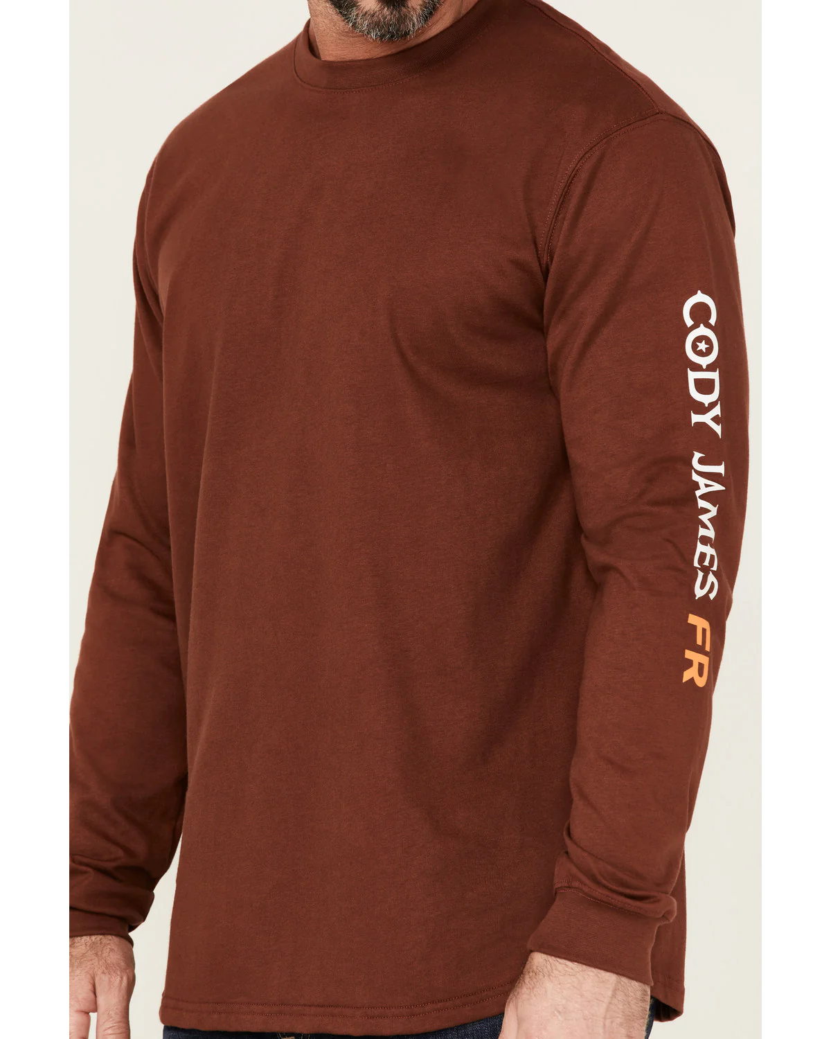 Cody James Men's FR Logo Long Sleeve Work T-Shirt - Image 3