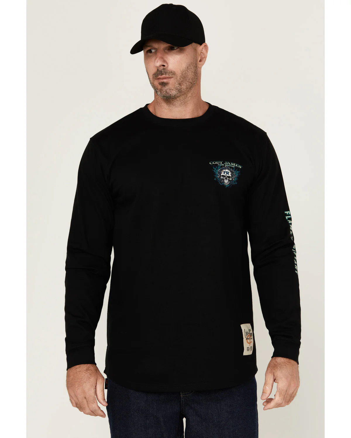 Cody James Men's FR Pyro Long Sleeve Graphic T-Shirt - Image 2