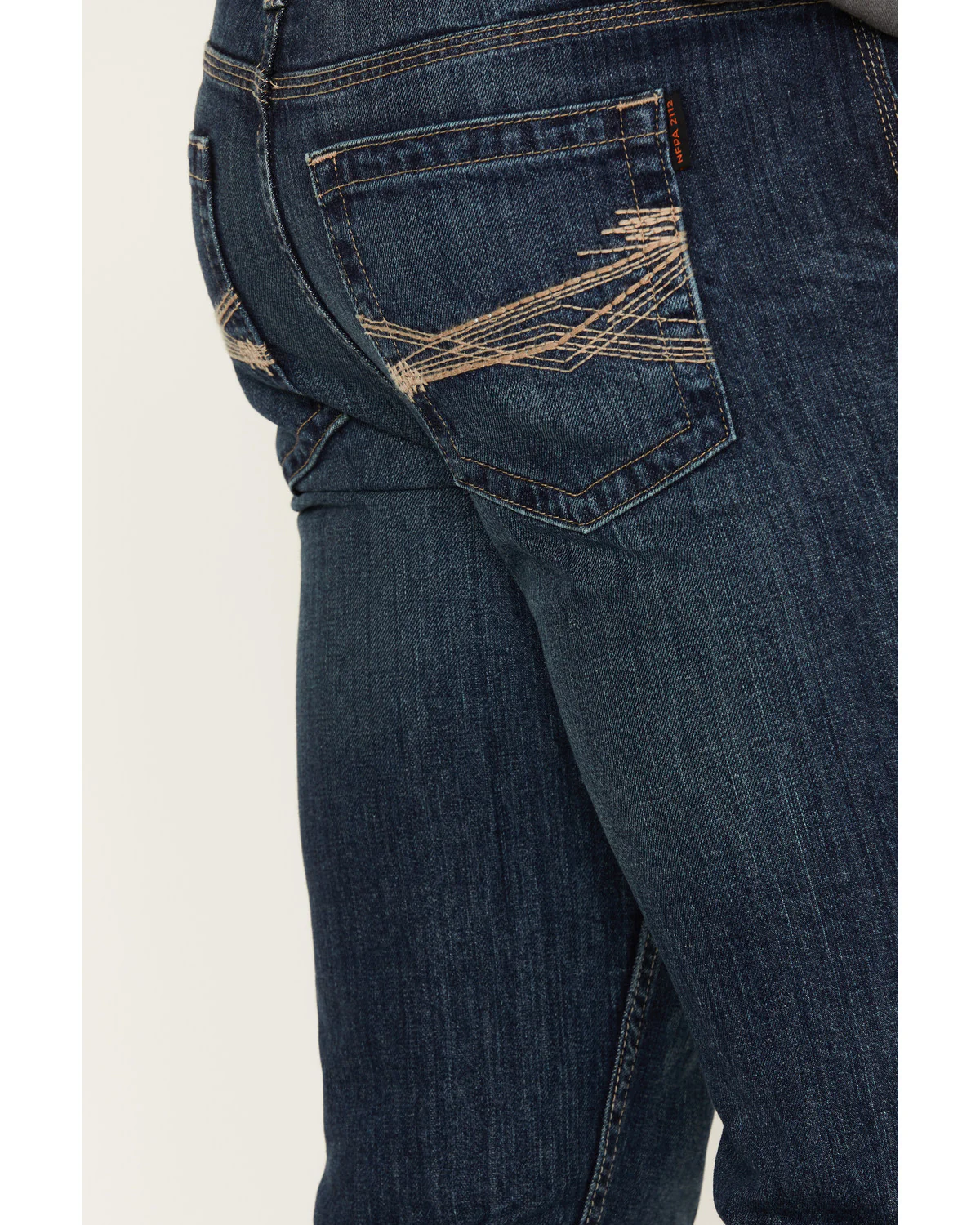 Cody James Men's FR Sidewinder Slim Straight Medium Wash Work Jeans - Image 4