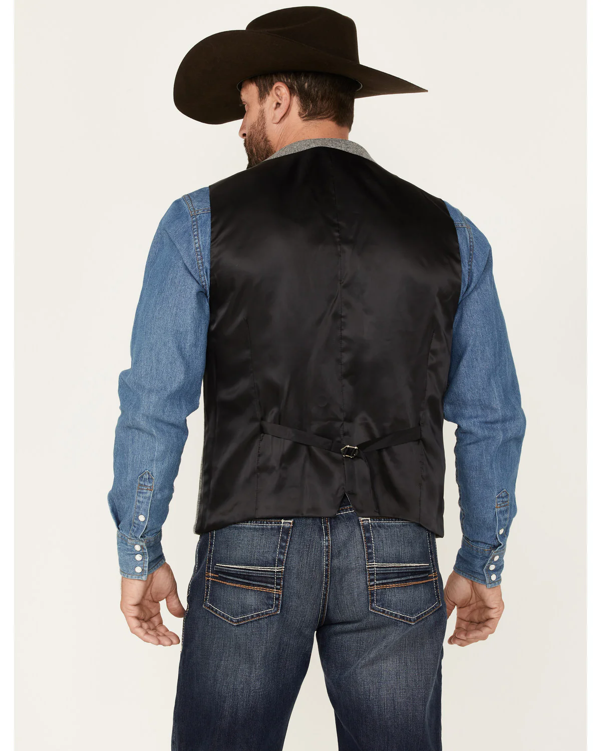 Cody James Men's Herringbone Vest - Image 4