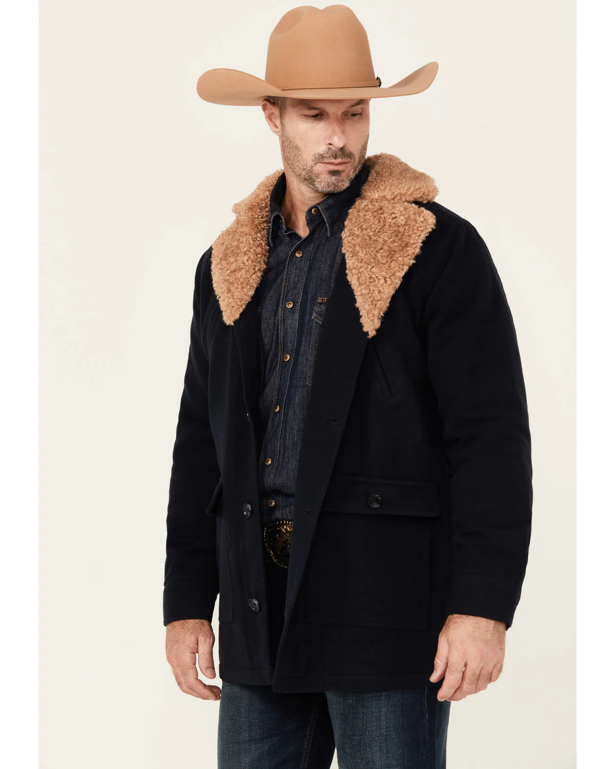 Cody James Men's Legacy II Sherpa Wool Coat - Image 2
