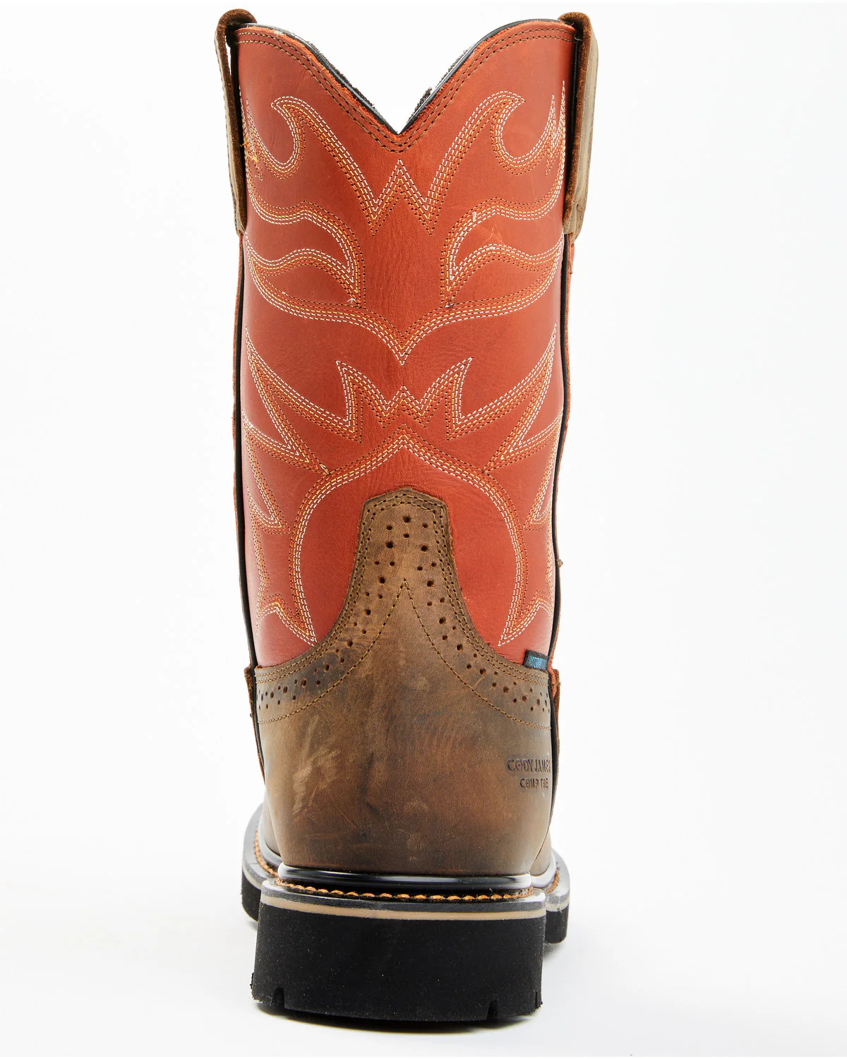 Cody James Men's Mustang Pull-On Waterproof Work Boots - Composite Toe - Image 5