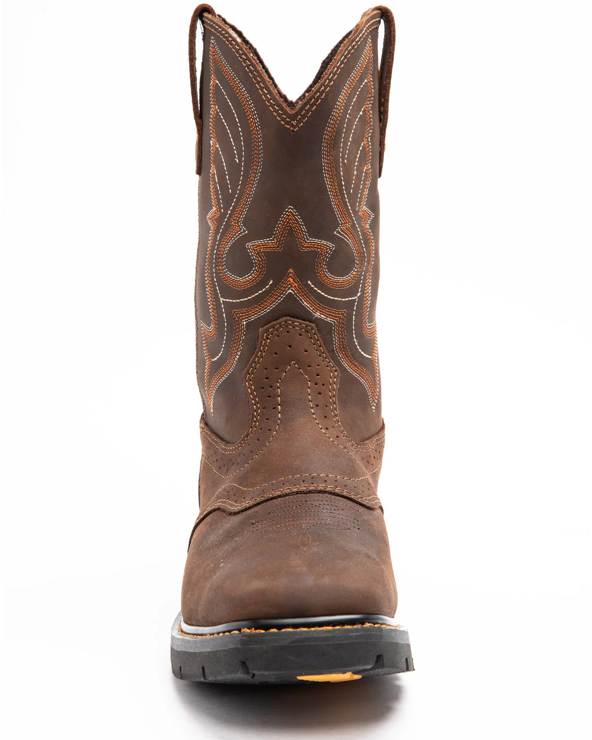 Cody James Men's 11" Mustang Saddle Waterproof Western Work Boots - Soft Toe - Image 4