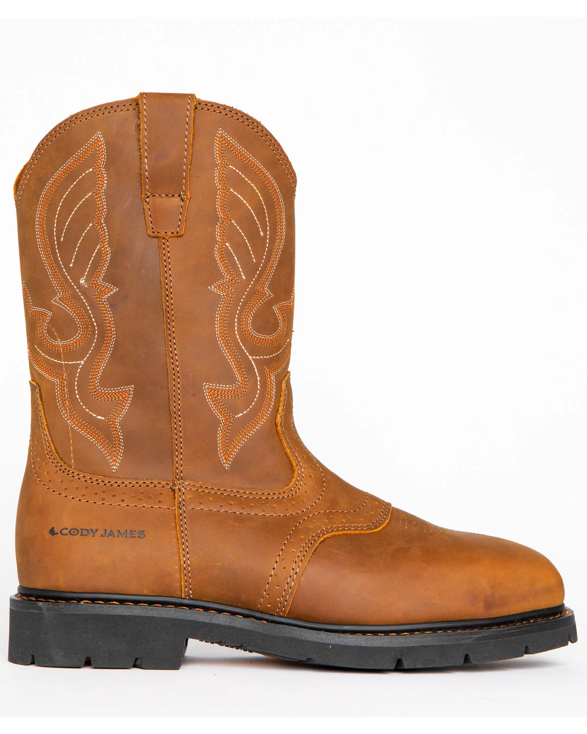 Cody James Men's 11" Mustang Western Work Boots - Composite Toe - Image 4