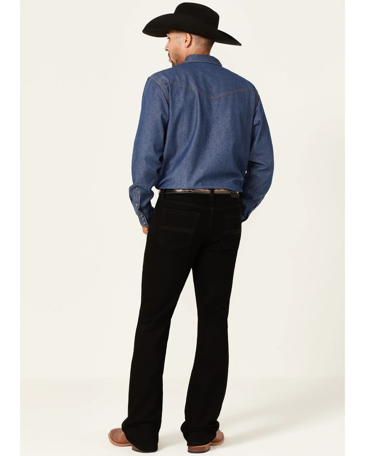 Cody James Men's Night Rider Wash Wyatt Slim Bootcut Stretch Denim Jeans - Tall - Image 3