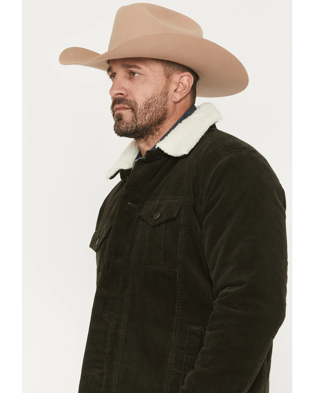Cody James Men's Ozark Sherpa Lined Corduroy Jacket - Image 2