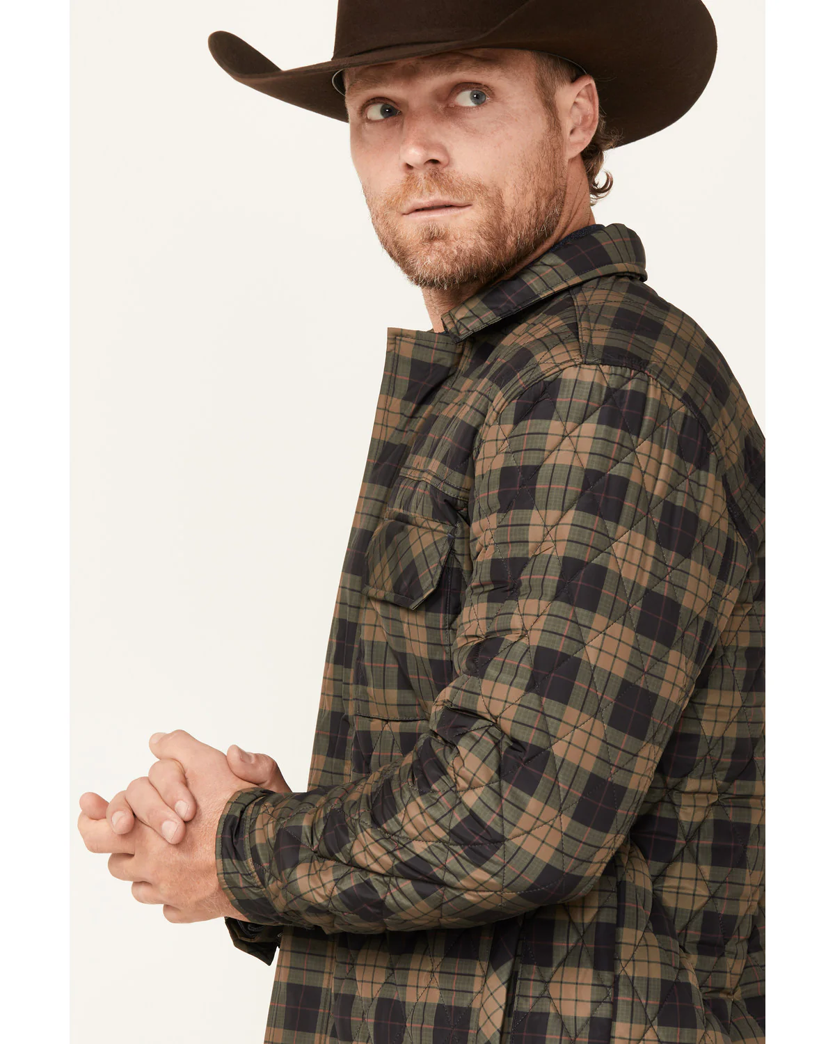 Cody James Men's Prescott Plaid Print Puffer Jacket - Image 2