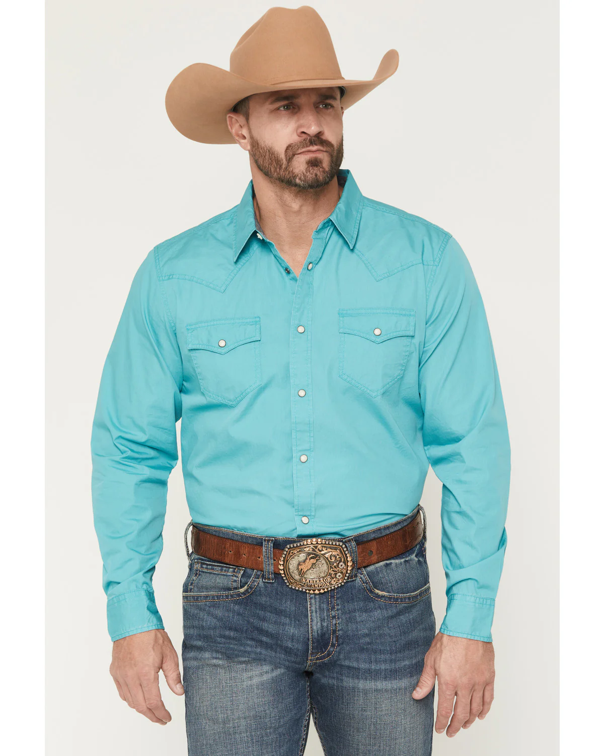Cody James Men's Rock Solid Long Sleeve Snap Western Shirt