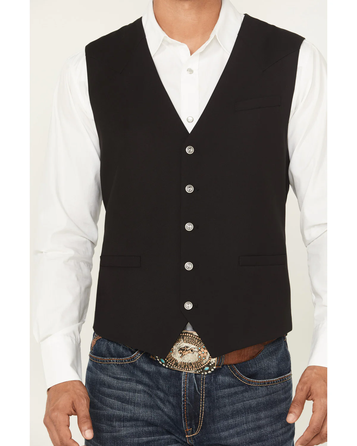Cody James Men's Saratoga Button-Down Western Vest - Image 3