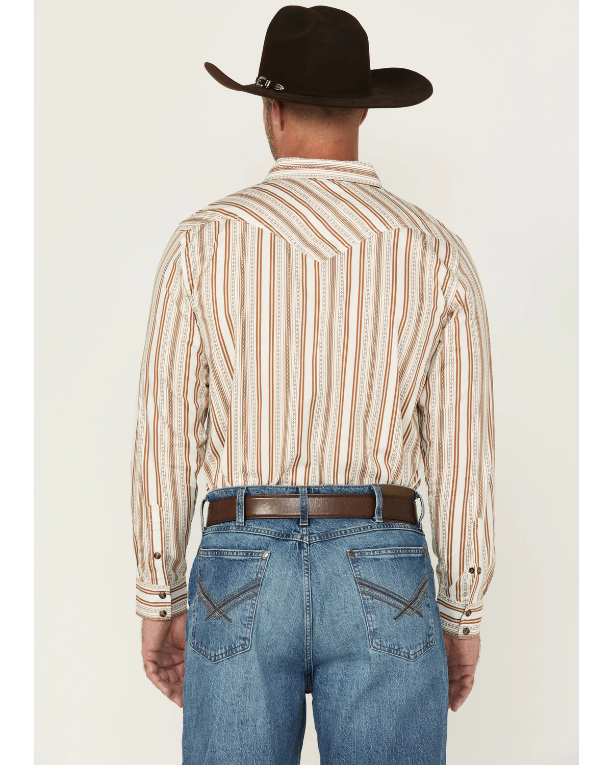 Cody James Men's Sierra Southwestern Striped Long Sleeve Snap Western Shirt - Image 4