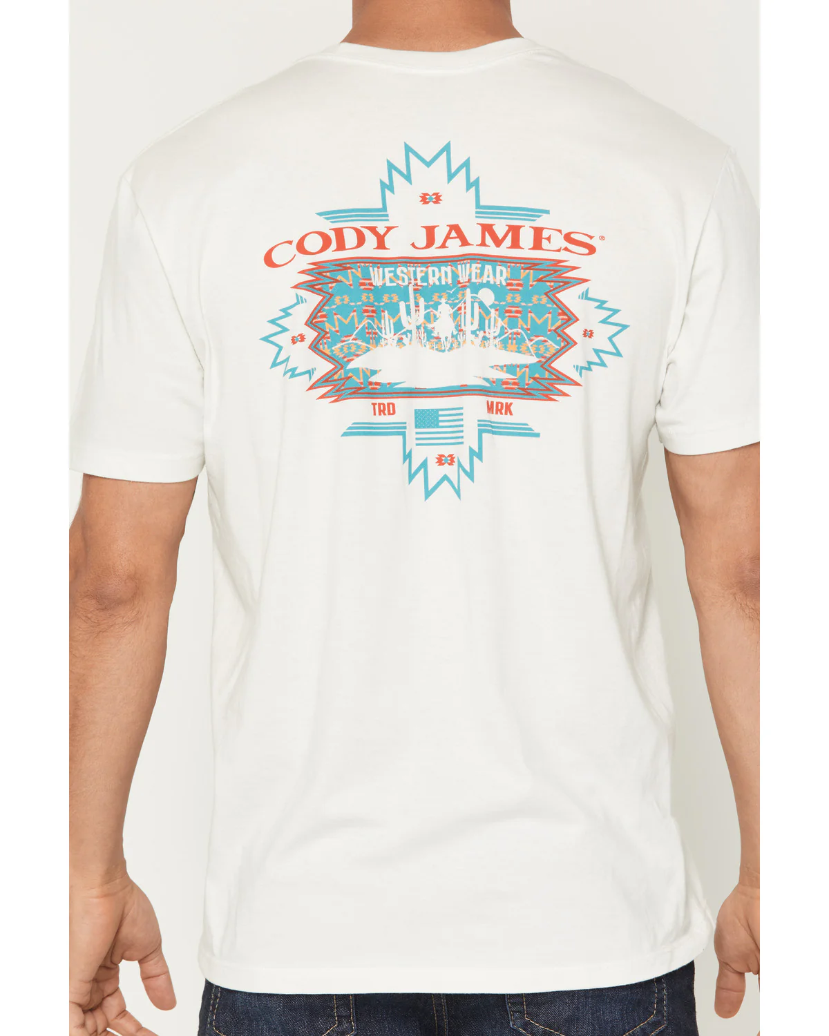 Cody James Men's Southwestern Sunset Short Sleeve Graphic T-Shirt - Image 4