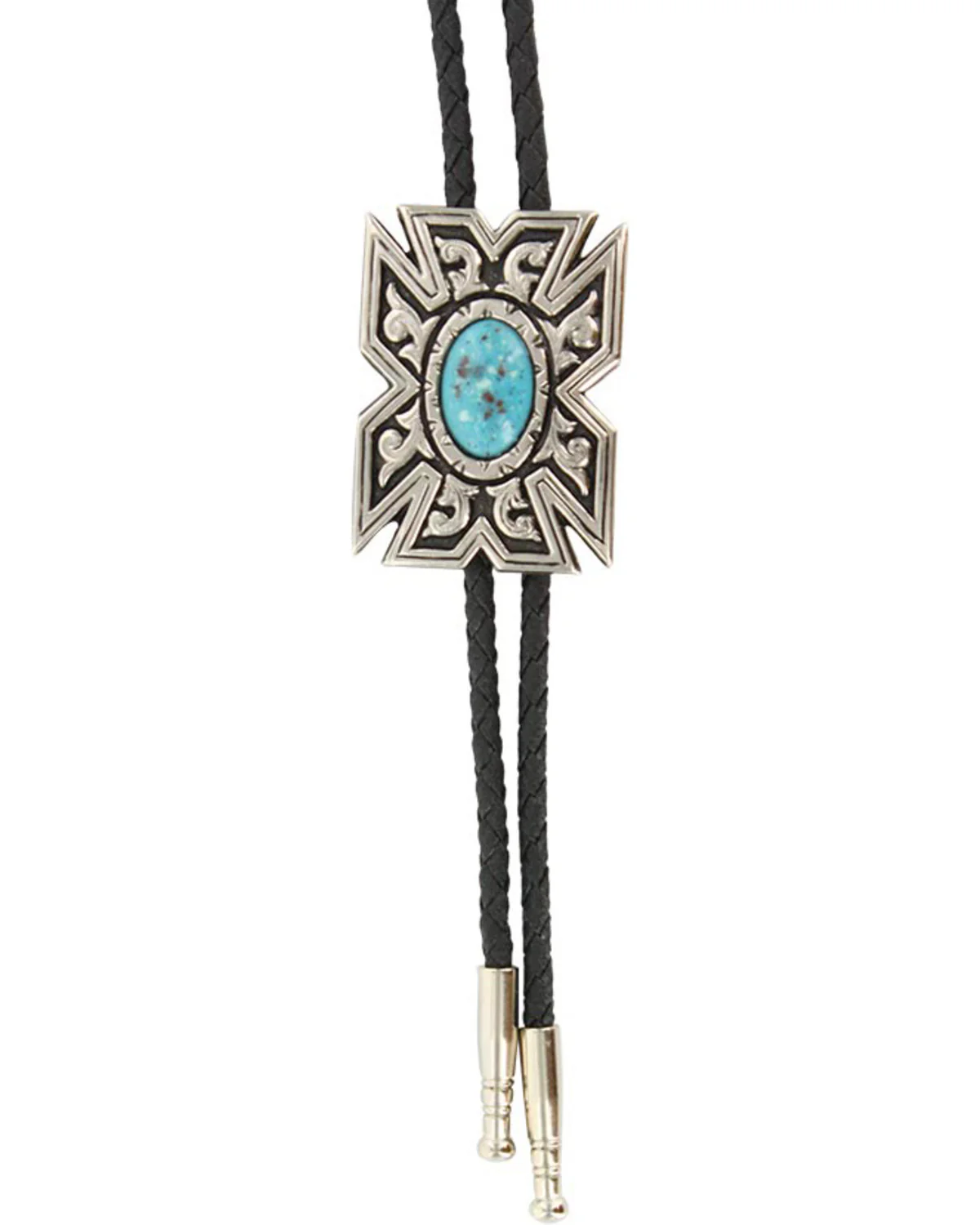 Cody James Men's Southwestern Turquoise Bolo Tie - Image 2