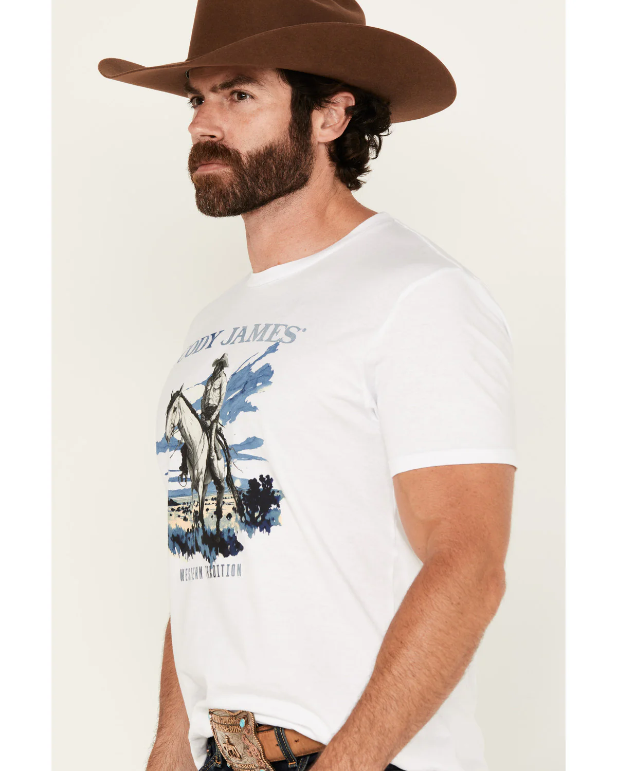 Cody James Men's Western Tradition Cowboy Short Sleeve Graphic T-Shirt - Image 2
