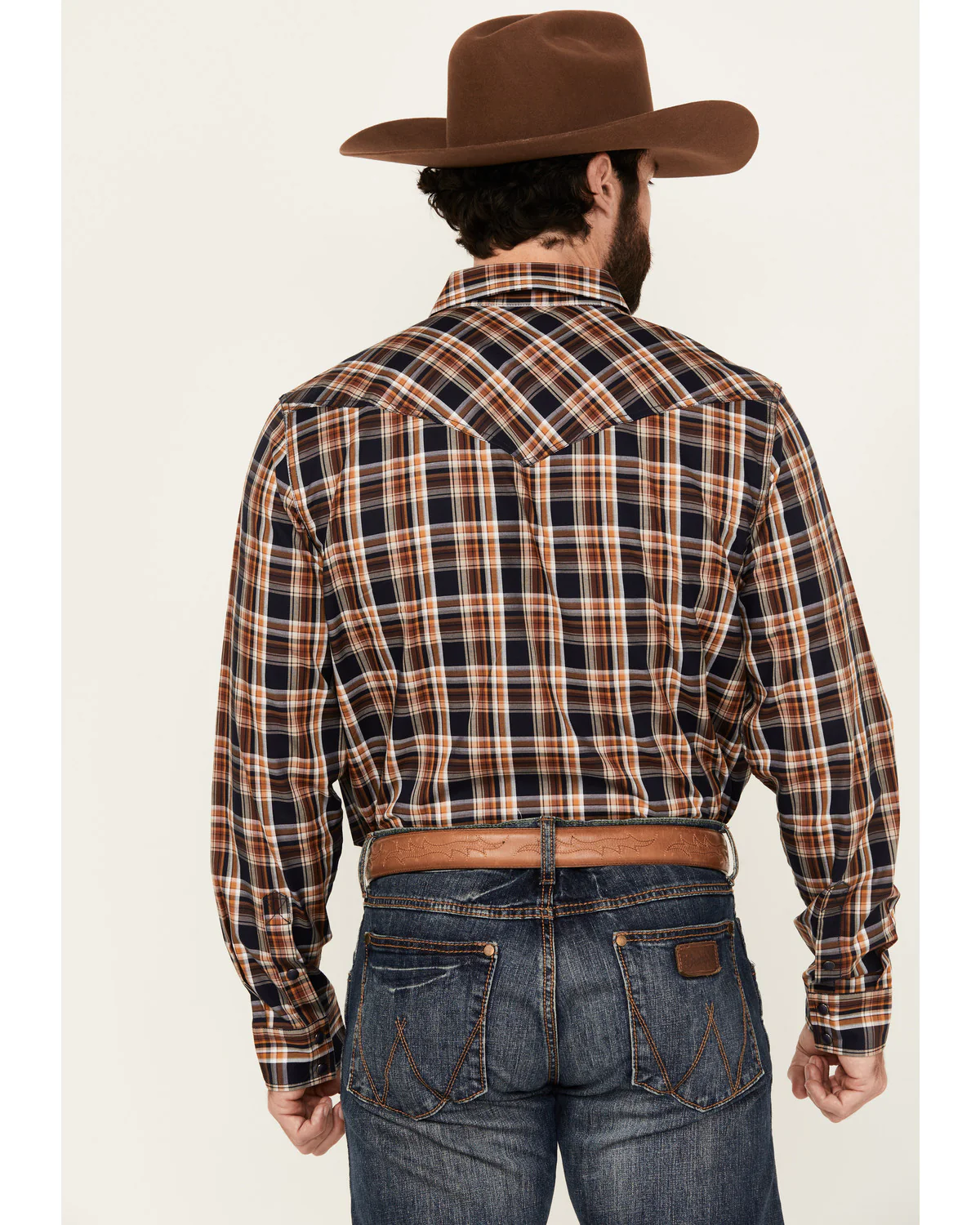 Cody James Men's Winfield Plaid Print Long Sleeve Snap Western Shirt - Image 4