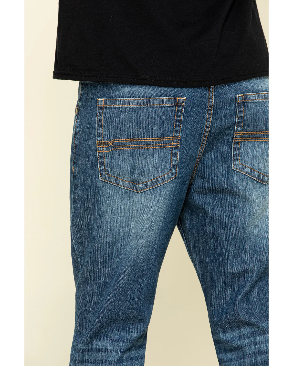 Cody James Men's Wolfstooth Wash Duke Relaxed Bootcut Stretch Denim Jeans - Image 4
