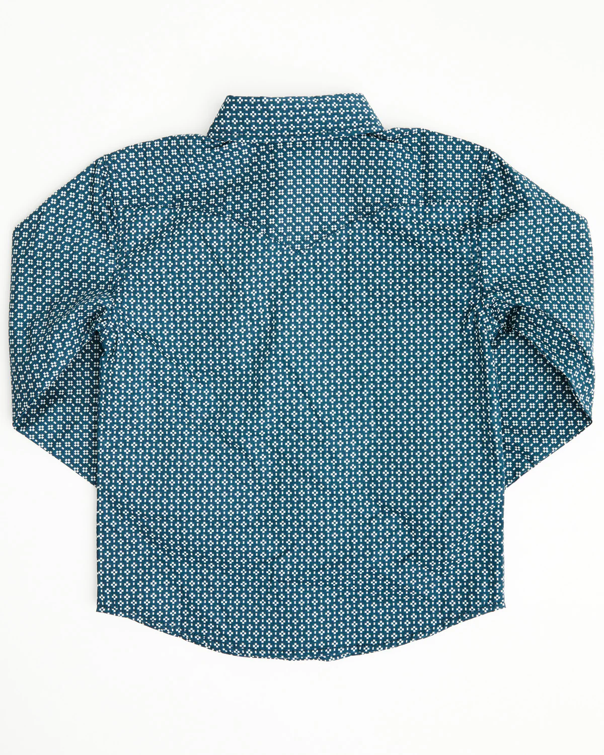 Cody James Toddler Boys' Bourbon Geo Print Long Sleeve Pearl Snap Western Shirt - Image 3