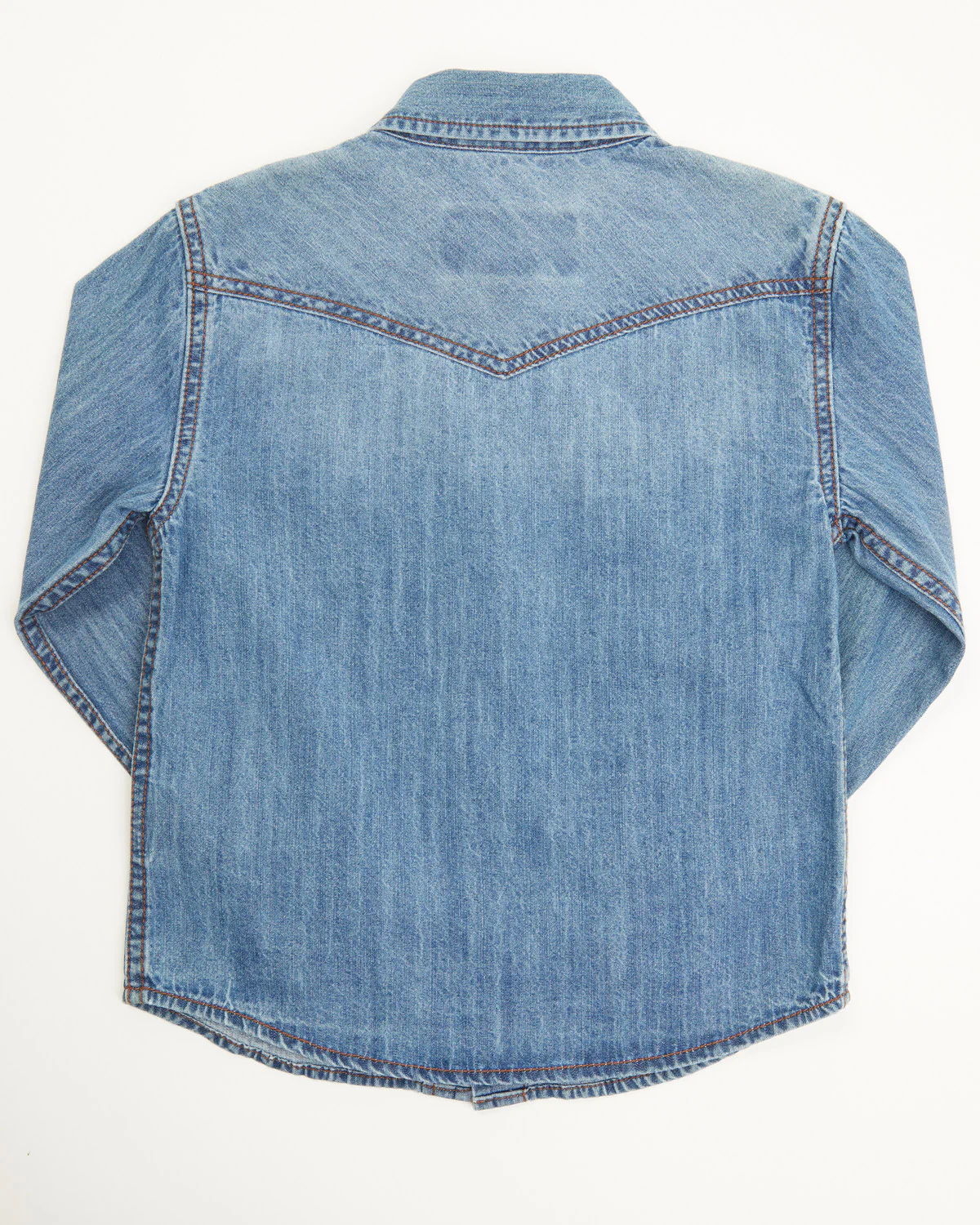 Cody James Toddler Boys' Foothill Denim Long Sleeve Pearl Snap Western Shirt - Image 3