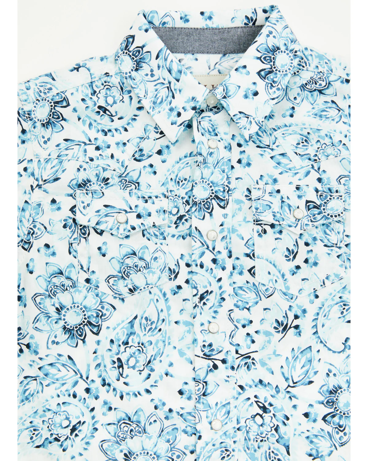 Cody James Toddler Boys' Frontier Threads Paisley Print Short Sleeve Snap Western Shirt - Image 2